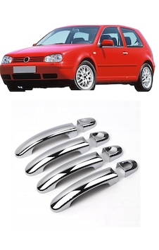 Vw Golf 4 Krom Kapı Kolu 4 Kapı Paslanmaz Çelik 1998-2004 Vw Golf 4 Krom Kapı Kolu 4 Kapı Paslanmaz Çelik 1998-2004