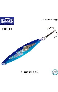 Hansen Fight Kaşık 7.6cm 18gr Blue Flash Hansen Fight Kaşık 7.6cm 18gr Blue Flash