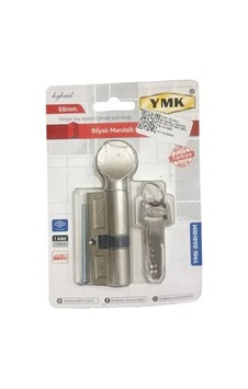 Ymk Bilyalı Mandallı Barel Saten 68 Mm Ymk-b68hbms Açık Ahşap