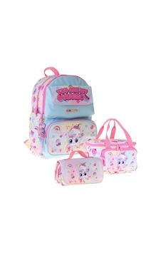 Kaukko Kids Magic Pembe Renk Kız Çocuk Üçlü İlkokul Okul Çantası Seti/takımı - Setkk-l5283a Çok Renkli Kaukko Kids Magic Pembe Renk Kız Çocuk Üçlü İlkokul Okul Çantası Seti/takımı - Setkk-l5283a Çok Renkli