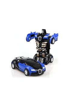 Transformer Robot Çek Bırak Kendinden Robota Dönüşen 1:32 Bugatti Oyuncak Araba Karışık Transformer Robot Çek Bırak Kendinden Robota Dönüşen 1:32 Bugatti Oyuncak Araba Karışık