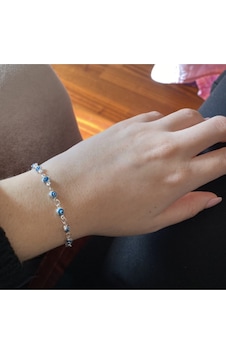 Oriental Kuyumculuk Jewellery Açık Mavi Gümüş Nazarlık Bileklik Gümüş Oriental Kuyumculuk Jewellery Açık Mavi Gümüş Nazarlık Bileklik Gümüş