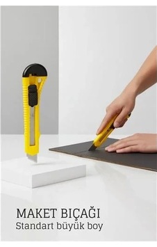 Zenvia Ergonomik Maket Bıçağı - Büyük Boy Maket Bıçağı 722407 Znv2023