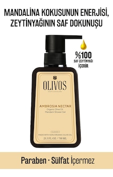 Olivos Saf Zeytinyağlı ve Mandalinalı Duş Jeli 750 ML Olivos Saf Zeytinyağlı ve Mandalinalı Duş Jeli 750 ML