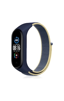 Newface - 386 - Xiaomi Mi Band 4 Hasırlı Cırtcırtlı Kordon - Csmo-tex - - Sarı-lacivert Newface - 386 - Xiaomi Mi Band 4 Hasırlı Cırtcırtlı Kordon - Csmo-tex - - Sarı-lacivert