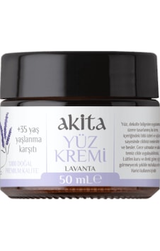 Akita 35+ Doğal Lavanta Yüz Kremi 50 ML Akita 35+ Doğal Lavanta Yüz Kremi 50 ML