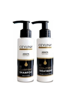 Ceylinn Keratin No 1 Şampuan 100 ML + No 2 Düzleştirici Krem 100 ML Ceylinn Keratin No 1 Şampuan 100 ML + No 2 Düzleştirici Krem 100 ML
