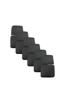 Knsz minder seti 6 lı zng&mğr&uslu syh suni deri tel bar sandalyesi oturma ve sırt minderi set Knsz minder seti 6 lı zng&mğr&uslu syh suni deri tel bar sandalyesi oturma ve sırt minderi set