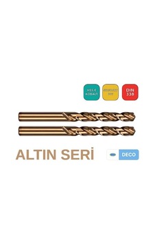 Deco Altın Seri Kobaltlı Matkap Ucu - Q9 Deco Altın Seri Kobaltlı Matkap Ucu - Q9