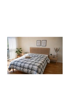 Çift Kişilik Elyaf Dolgulu Kapitone Ekoseli Gri Çok Amaçlı Yatak Örtüsü 195x215 Cm Çift Taraflı Çok Renkli Çok Renkli Çift Kişilik Elyaf Dolgulu Kapitone Ekoseli Gri Çok Amaçlı Yatak Örtüsü 195x215 Cm Çift Taraflı Çok Renkli Çok Renkli