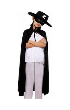 Çocuk Boy Zorro Pelerin + Şapka + Maske Kostüm Seti Pop Çocuk Boy Zorro Pelerin + Şapka + Maske Kostüm Seti Pop