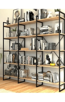 Halevia Metal Ahşap Büyük Duble Kitaplık. Halevia Metal Ahşap Büyük Duble Kitaplık.