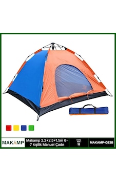 Makamp 6 Kişilik Manuel Çadır