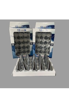 19mm Sivri Krom Bijon Kapağı 20'li Set 19mm Sivri Krom Bijon Kapağı 20'li Set