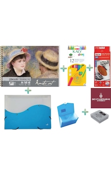 A4 Eskiz Boyama Seti 160 Gr Eskiz Defteri Dereceli Kalem Seti 13 Bölmeli Dosya Silgi Boya Kalemi A4 Eskiz Boyama Seti 160 Gr Eskiz Defteri Dereceli Kalem Seti 13 Bölmeli Dosya Silgi Boya Kalemi