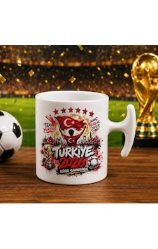 Bk Gift Türkiye Taraftar Temalı Dünya Futbol Kupası Tasarımlı Hammer Kupa Bardak-4 Tek Yürek Milli Takım Ruhu Beyaz Bk Gift Türkiye Taraftar Temalı Dünya Futbol Kupası Tasarımlı Hammer Kupa Bardak-4 Tek Yürek Milli Takım Ruhu Beyaz
