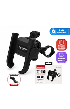 Knmaster Tt450 Titreşim Önleyicili Motosiklet Telefon Tutucu Kamera Bağlantılı Siyah Knmaster Tt450 Titreşim Önleyicili Motosiklet Telefon Tutucu Kamera Bağlantılı Siyah