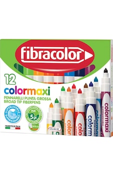 Fibracolor Subazlı Jumbo Keçeli Kalem 12 Renk 10640 Fibracolor Subazlı Jumbo Keçeli Kalem 12 Renk 10640