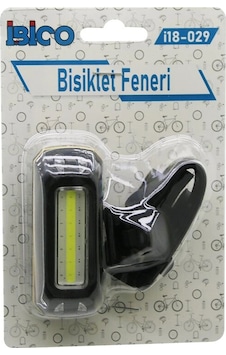 Bisiklet Feneri Pilli 4 Fonksiyonlu Renkli - Beyaz - 2 Sitil Sinyalli Işık 5545