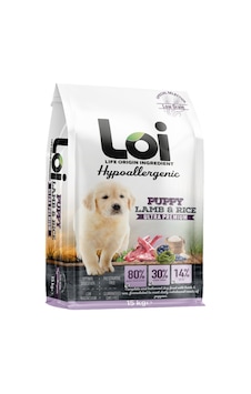 Loi Kuzu Etli ve Pirinçli Yavru Köpek Maması 15 KG Loi Kuzu Etli ve Pirinçli Yavru Köpek Maması 15 KG