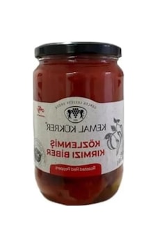 720 Cc Közlenmiş Kırmızı Biber Cam Kavanoz Açık Kahverengi 720 Cc Közlenmiş Kırmızı Biber Cam Kavanoz Açık Kahverengi