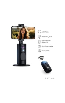 Akıllı Telefon Tutucu 360 Otomatik Yüz Takipli Bluetooth Kumandalı Selfie Çekim Aparatı Akıllı Telefon Tutucu 360 Otomatik Yüz Takipli Bluetooth Kumandalı Selfie Çekim Aparatı