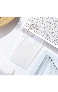 Xiaomi Redmi Note 10 Pro Kılıf Zore Sidney Desenli Sert Kapak Flower No3