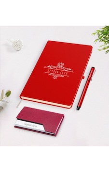 Kişiye Özel Isimli Kırmızı Defter Kalem Kartvizitlik Hediye Seti- (505048583) Kişiye Özel Isimli Kırmızı Defter Kalem Kartvizitlik Hediye Seti- (505048583)