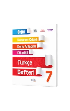 Orjin Okul 7. Sınıf Türkçe Kazanım Odaklı Defteri 2023 Orjin Okul 7. Sınıf Türkçe Kazanım Odaklı Defteri 2023