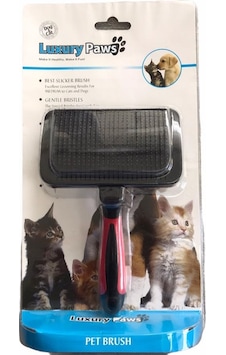 Luxury Paws Plastik Sap Otomatik Temizleyicili Köpek Fırçası Larg Luxury Paws Plastik Sap Otomatik Temizleyicili Köpek Fırçası Larg