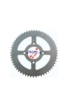 Cross 150 Arka Dişli Ramzey Çelik 428-56T Iç 58 Mm 4 Delik Ind Öm Cross 150 Arka Dişli Ramzey Çelik 428-56T Iç 58 Mm 4 Delik Ind Öm