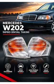 Mercedes W202 Inpro Sinyal Takımı Mercedes W202 Inpro Sinyal Takımı