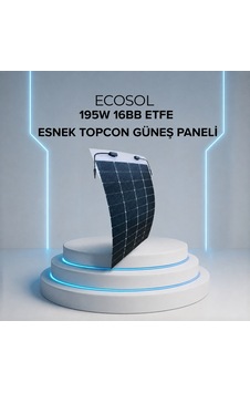 195w 16bb Etfe Esnek Topcon Güneş Paneli Ecosol