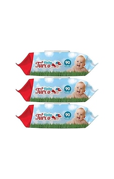 Baby Turco Islak Havlu Mendil 90Lı X 3 Adet Baby Turco Islak Havlu Mendil 90Lı X 3 Adet