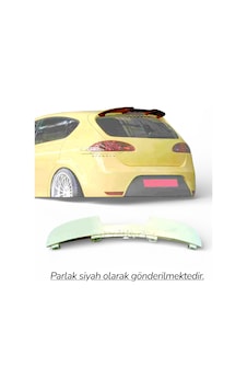 Seat Leon Mk2 2004-2009 Uyumlu Fr Stil Spoiler Pianoblack İthal Abs Plastik Parlak Siyah Seat Leon Mk2 2004-2009 Uyumlu Fr Stil Spoiler Pianoblack İthal Abs Plastik Parlak Siyah