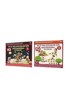 10 - 11 - 12 - 13 Yaş ve Üstü Çocuklar İçin IQ Zeka Geliştiren Akıl Oyunları Seti - 2 Kitap Takım - Bahar Çelik - Ekinoks
