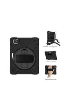 Apple Uyumlu iPad  Pro 11 2020 (2.Nesil) Zore Defender Tablet Silikon-Siyah Siyah