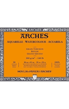 Arches Suluboya Blok 46X61Cm Rough 20 Sayfa 300G Arches Suluboya Blok 46X61Cm Rough 20 Sayfa 300G