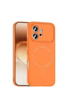 Honor 600 5g Kılıf M-safe Şarj Özellikli Kamera Korumalı Zore Elio Sert Pc Kapak Honor 600 5g Zore - Turuncu Honor 600 5g Kılıf M-safe Şarj Özellikli Kamera Korumalı Zore Elio Sert Pc Kapak Honor 600 5g Zore - Turuncu