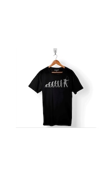 Evolution Human Evrim Yay Ok Okçu Baskılı Tişört Unisex T-shirt 001 Evolution Human Evrim Yay Ok Okçu Baskılı Tişört Unisex T-shirt 001