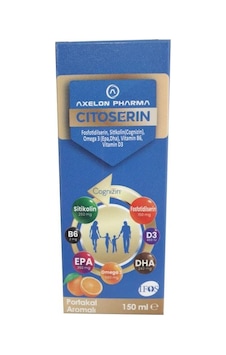Axelon Citoserin Sıvı Şurup 150 Ml Portakal Aromalı Axelon Citoserin Sıvı Şurup 150 Ml Portakal Aromalı