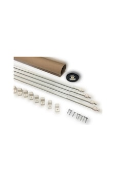 Aboowe Briz Çubuğu 80 - 100 CM 4'lü Paket Alüminyum Kapı Pencere Perde