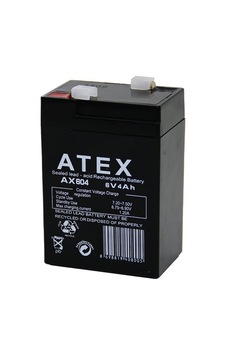 Atex Ax-604 Kalın Kuru Akü 6v 4ah