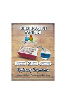 Pırpırduş Bataryalı Kuş Banyosu & Mini Şelale - Pırpırduş Bataryalı Kuş Banyosu & Mini Şelale Gökkuşağı-sarı Pırpırduş Bataryalı Kuş Banyosu & Mini Şelale - Pırpırduş Bataryalı Kuş Banyosu & Mini Şelale Gökkuşağı-sarı