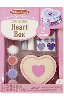 Melissa And Doug Ahşap Kalp Kutu- Sen Yap Sen Oyna Melissa And Doug Ahşap Kalp Kutu- Sen Yap Sen Oyna