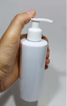 Boş Sıvı Sabun Pompalı Şişe 250 Ml Beyaz 5 Adet