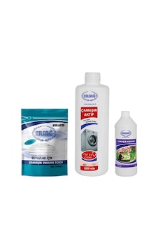 Ersağ Beyaz Çamaşır Yıkama Tozu 1 KG + Çamaşır Aktif 1 L + Çamaşır Kokusu 500 ML