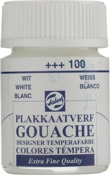 Talens Guaj Boya Cam Şişe 16Ml 100 White Beyaz Talens Guaj Boya Cam Şişe 16Ml 100 White Beyaz