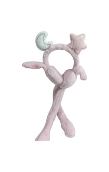 Recos Recos Çocuk Peluş Figürlü Oynar Kulaklı Hareketli Sesli Kışlık Kulaklık Rcs.ayy.pmb.2025 Pembe
