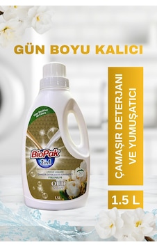 Biopak Ambre Parfümlü Çamaşır Deterjanı Ve Yumuşatıcı 100 ML Biopak Ambre Parfümlü Çamaşır Deterjanı Ve Yumuşatıcı 100 ML